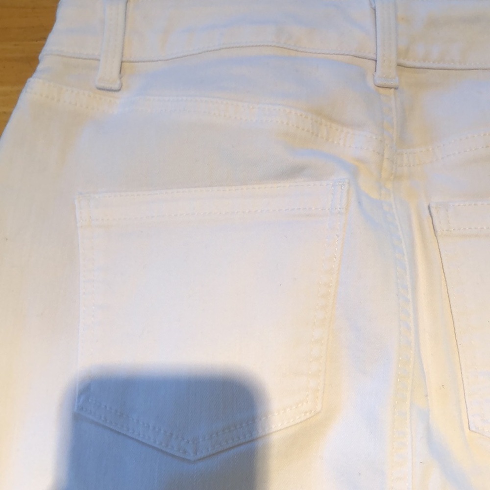 Talbots NWT white denim pencil skirt - Picture 7 of 7